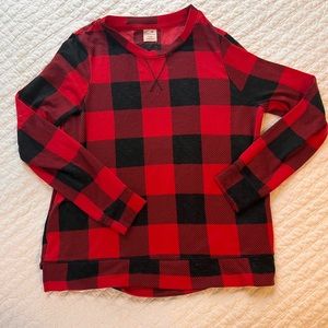 Checkerboard Pajamas Top